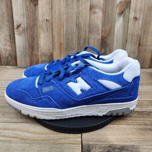 Men's New Balance 550 Size 12 Royal Blue Sneakers Athletic Fashion Shoes